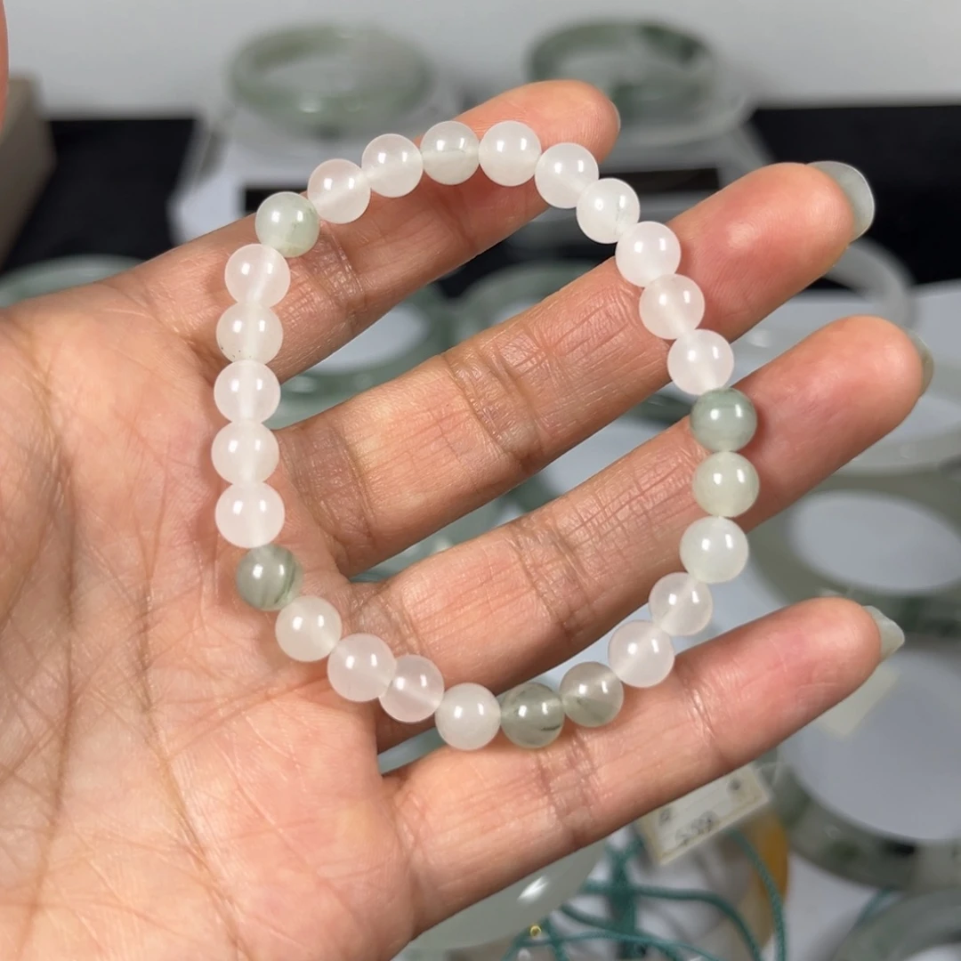 石英质玉未镶嵌手链