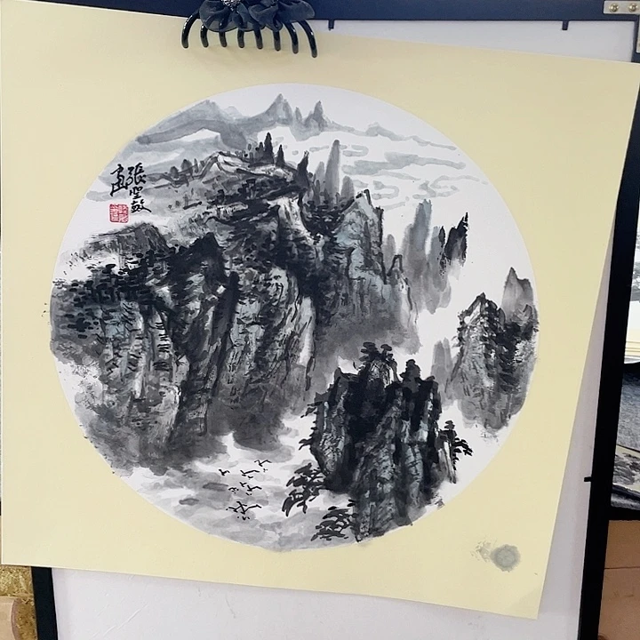 国画张圣敏先生纯手绘作品