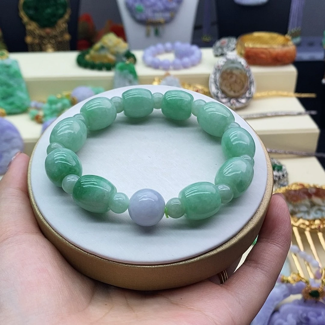 未镶嵌手串翡翠手串