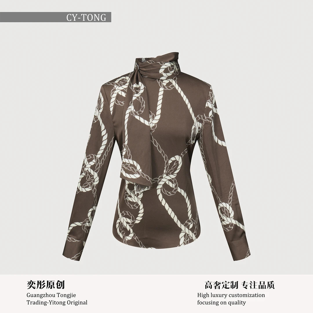 【彤姐原创】春季气质设计感轻奢休闲时尚简约衬衫上衣W25H312