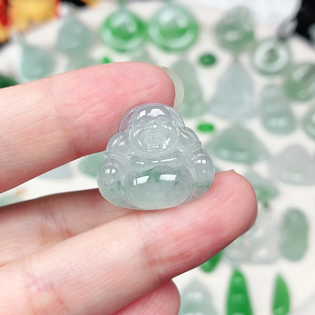翡翠未镶嵌颈饰缅甸天然A货翡翠