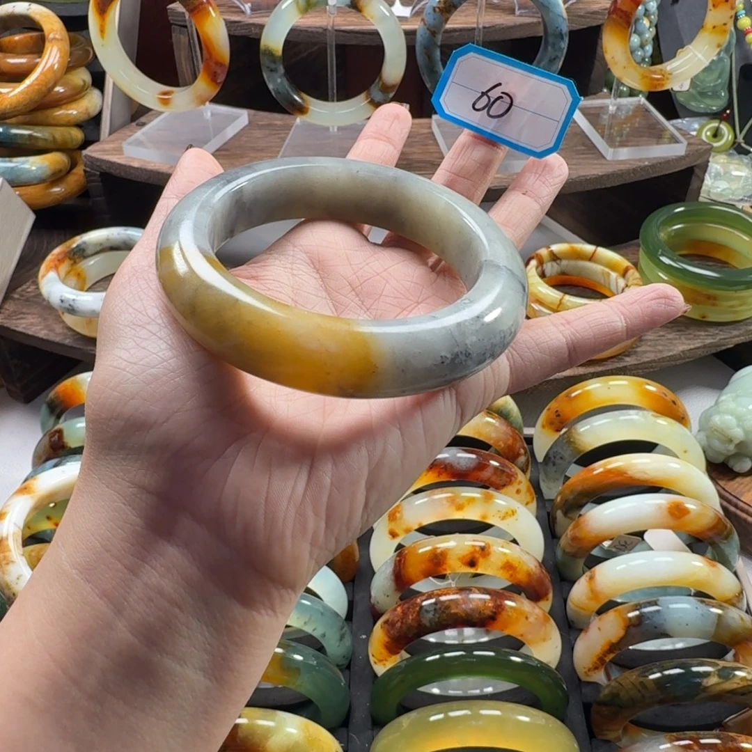 蛇纹石玉合金手镯