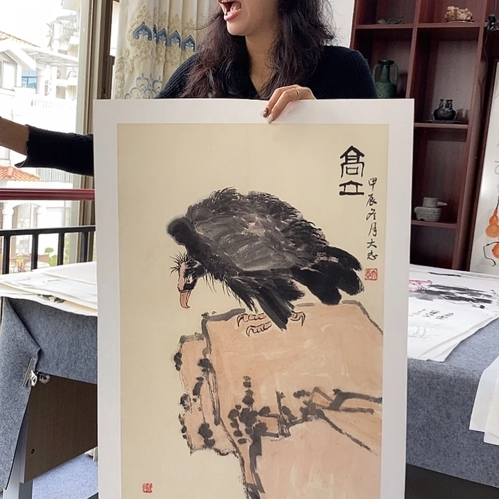 国画纯手绘国画写意作品45*68