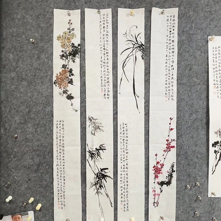 国画闲堂春民国画作品