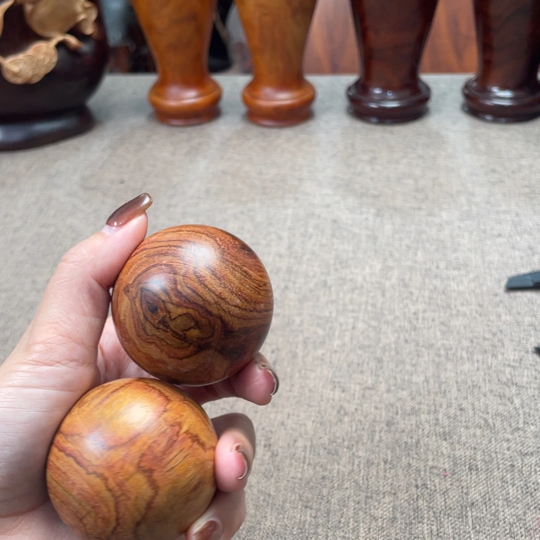 黄花梨/降香黄檀新料手球5.0