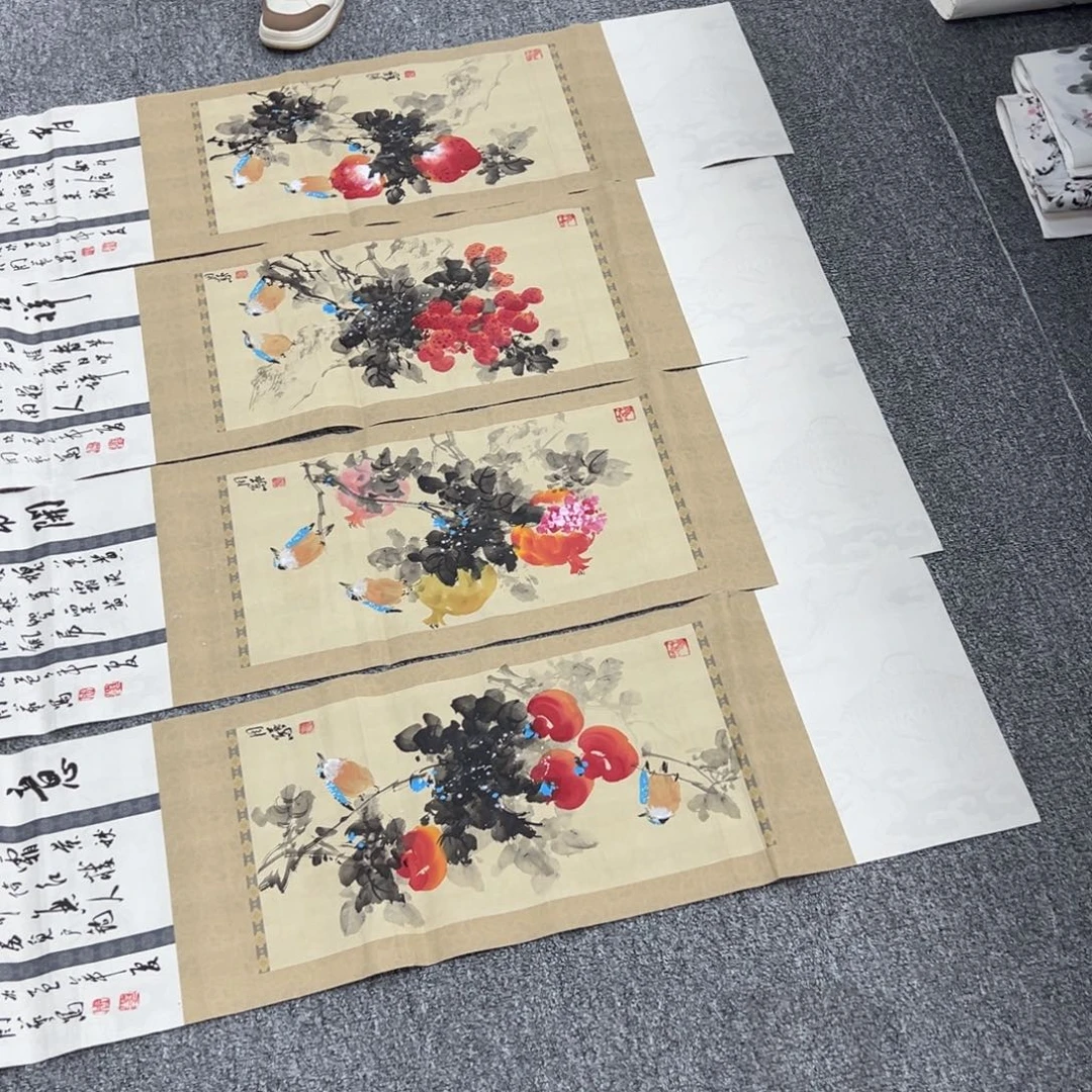 国画纯手绘字画宣纸