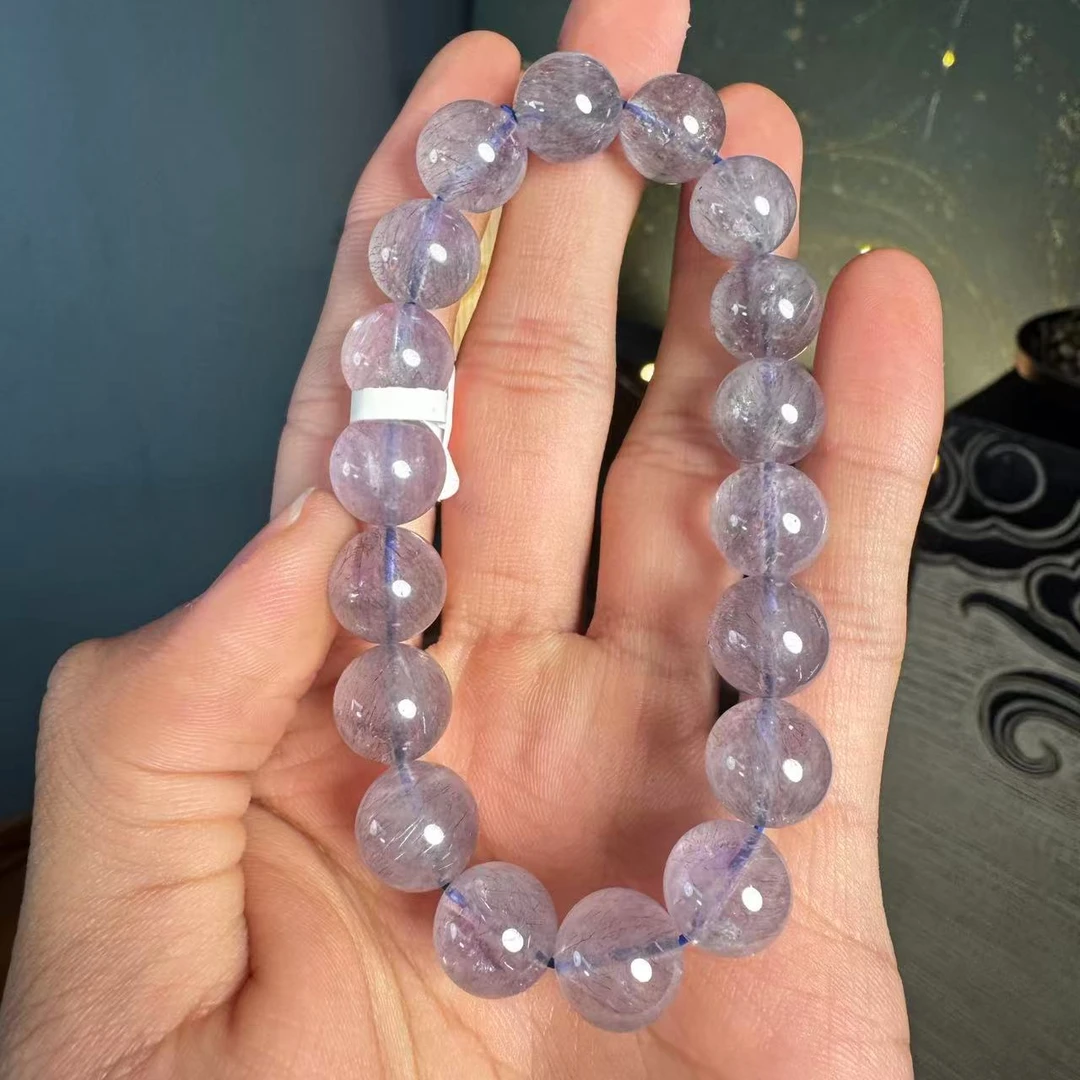 【德巧家】紫超七水晶单圈手串