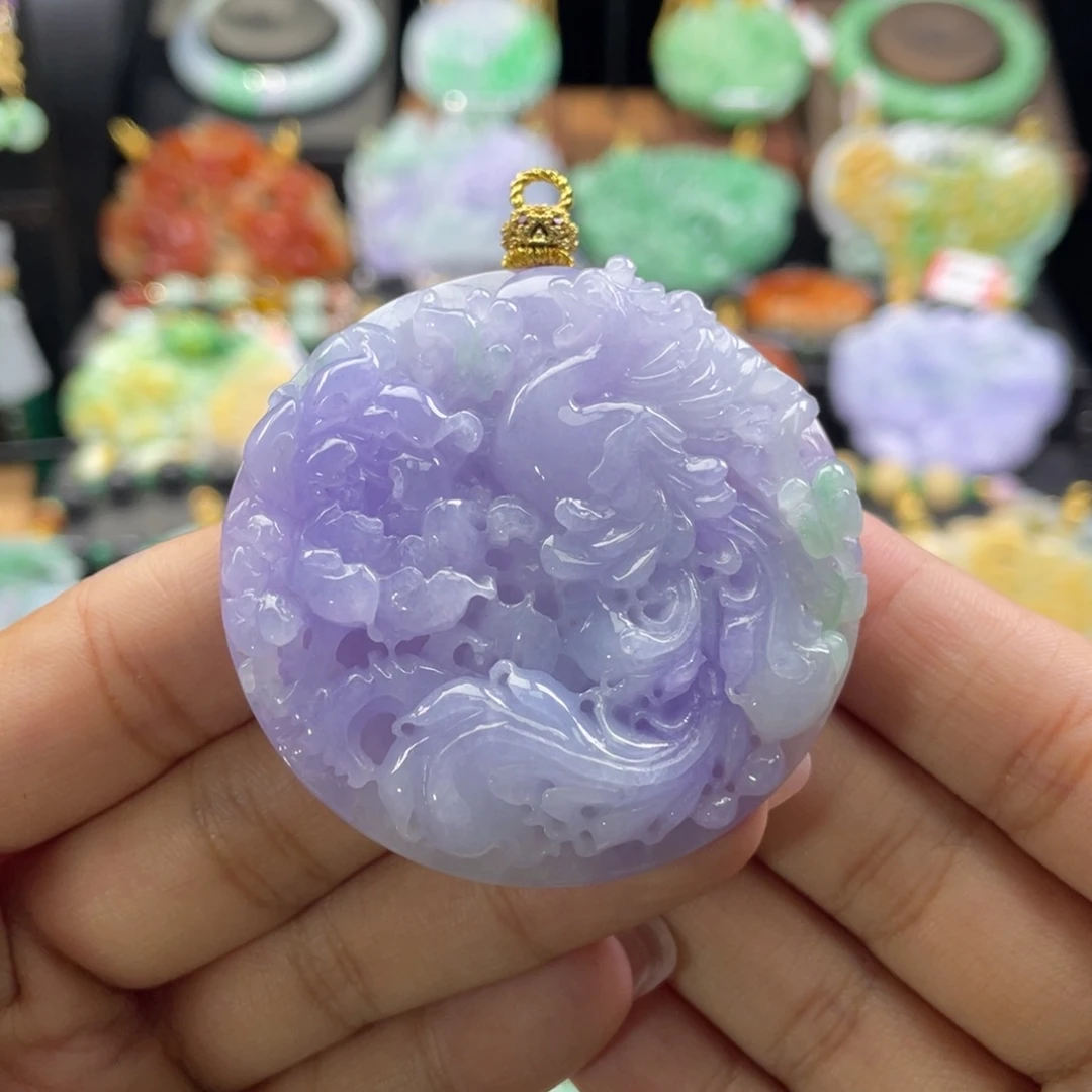 翡翠未镶嵌颈饰代编织