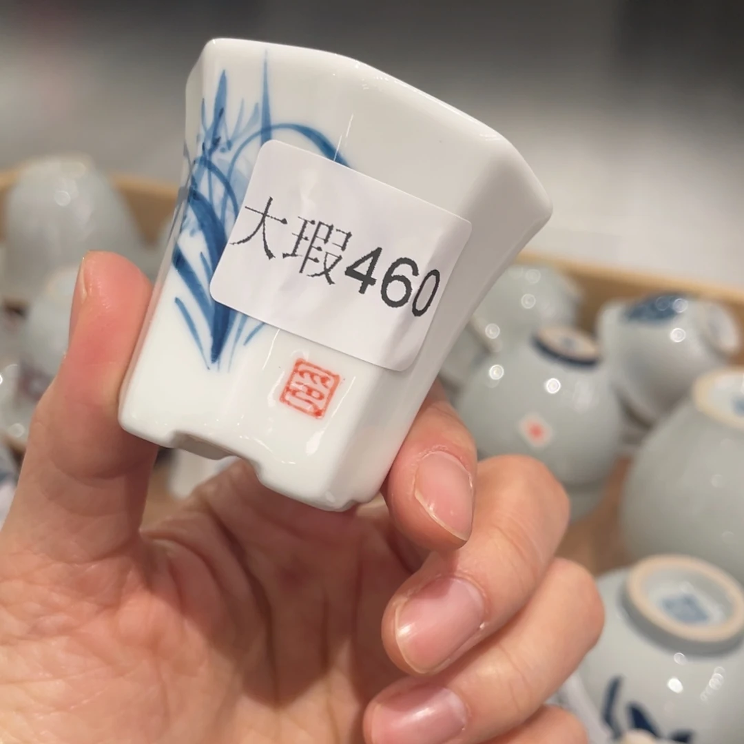 有瑕釉下彩纯手绘