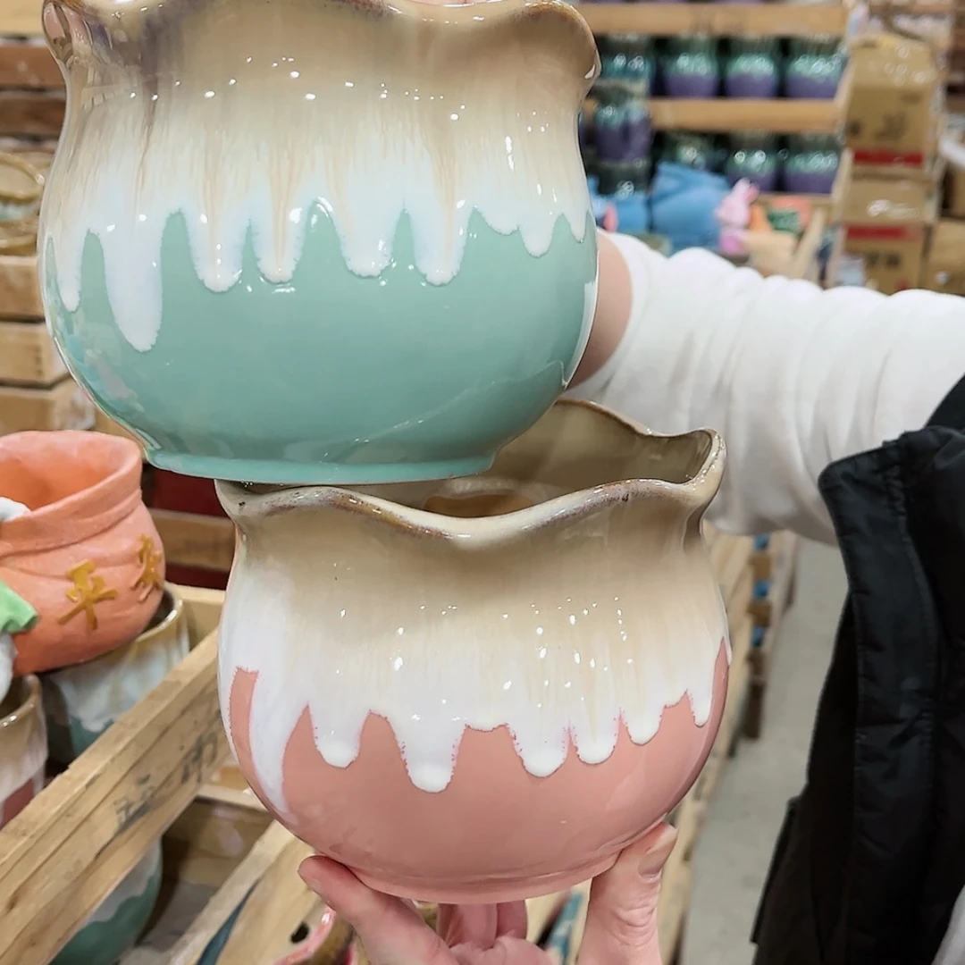 【闪购商品】陶瓷福利品凑满10元发货陶瓷花盆