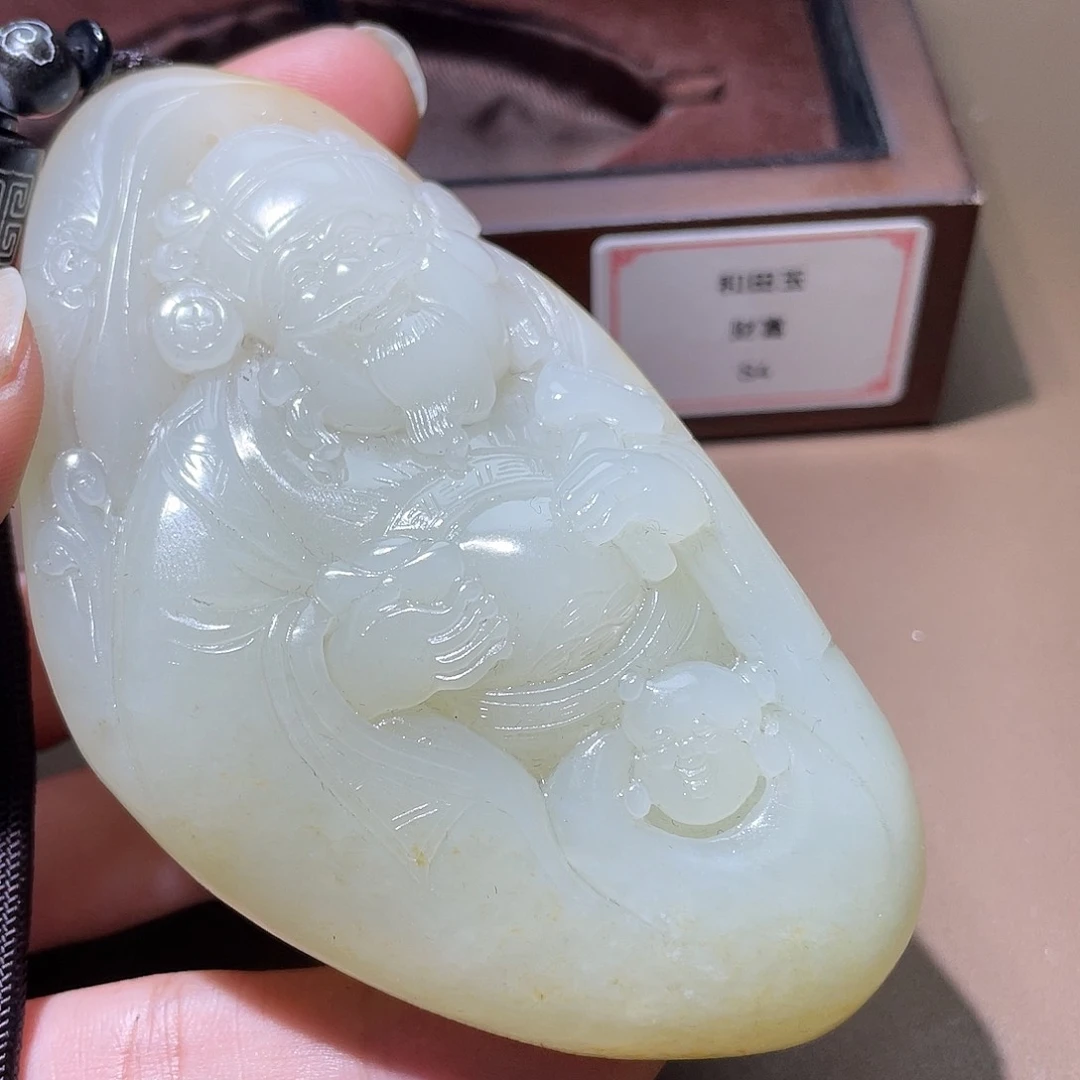 和田玉颈饰未镶嵌财**神Z6