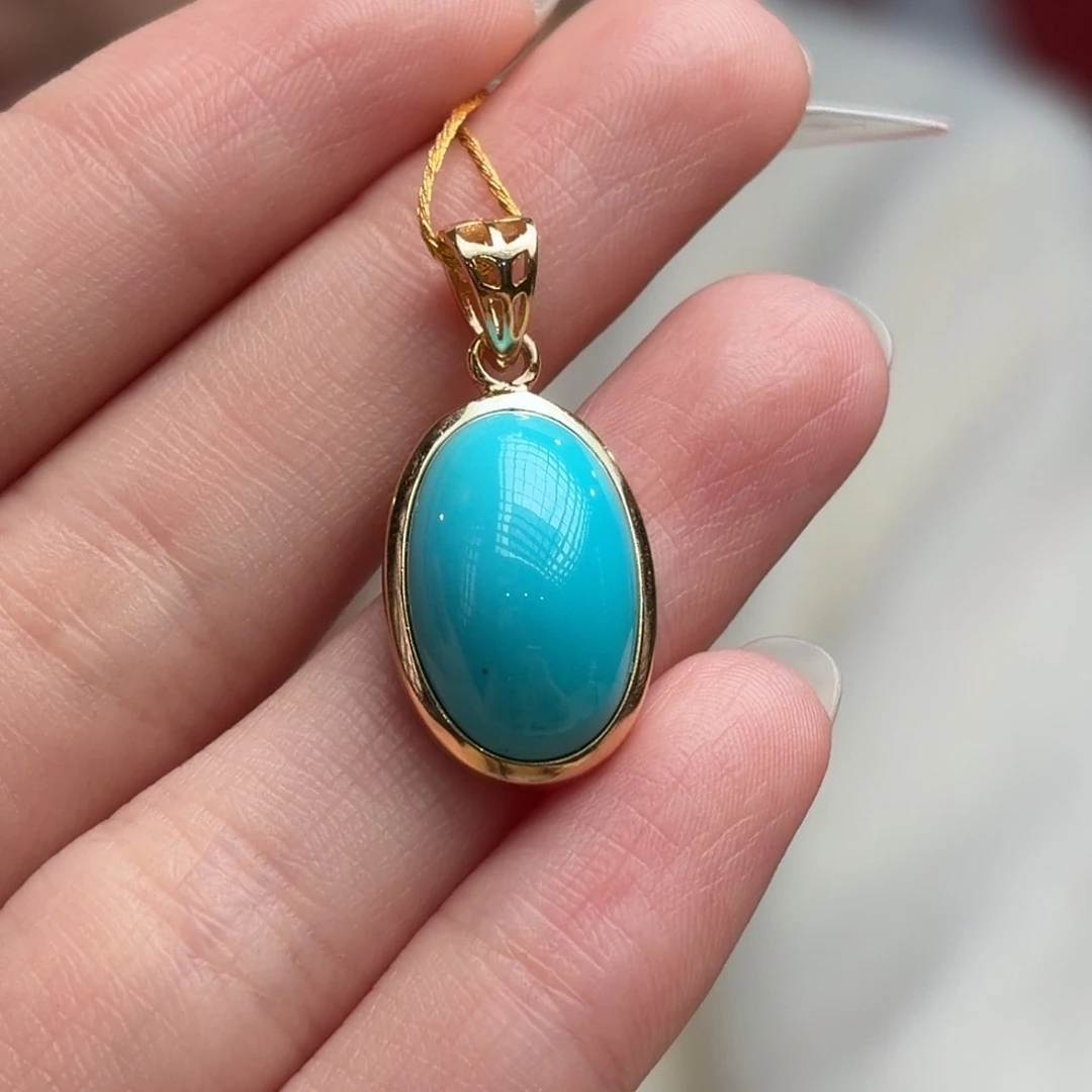 绿松石未镶嵌颈饰