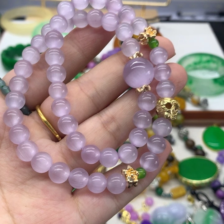 合金颈饰玛瑙/玉髓吊坠