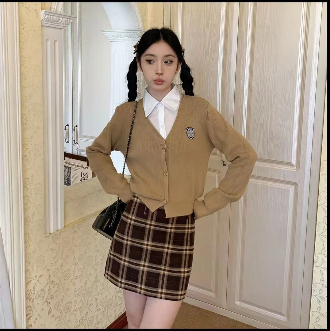 针织衫长袖休闲款百搭显瘦上衣105153