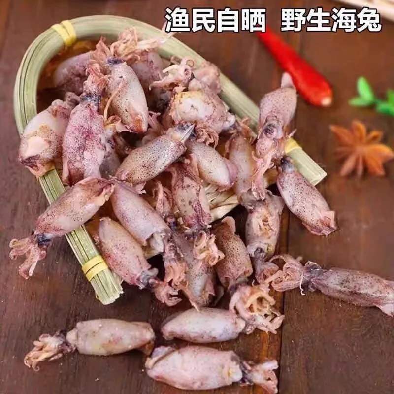 当季小海兔鱿鱼仔7~8成干咸香味