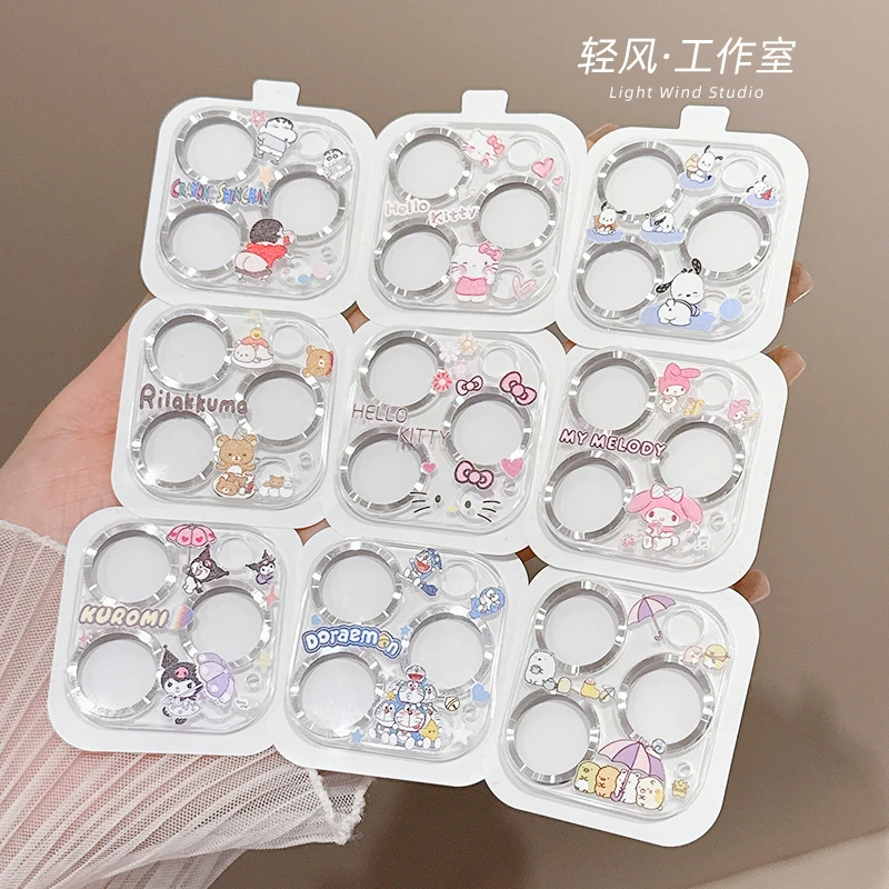 一体全包iPhone16ProMax镜头膜苹果17透明CD纹15pro金属14卡通膜