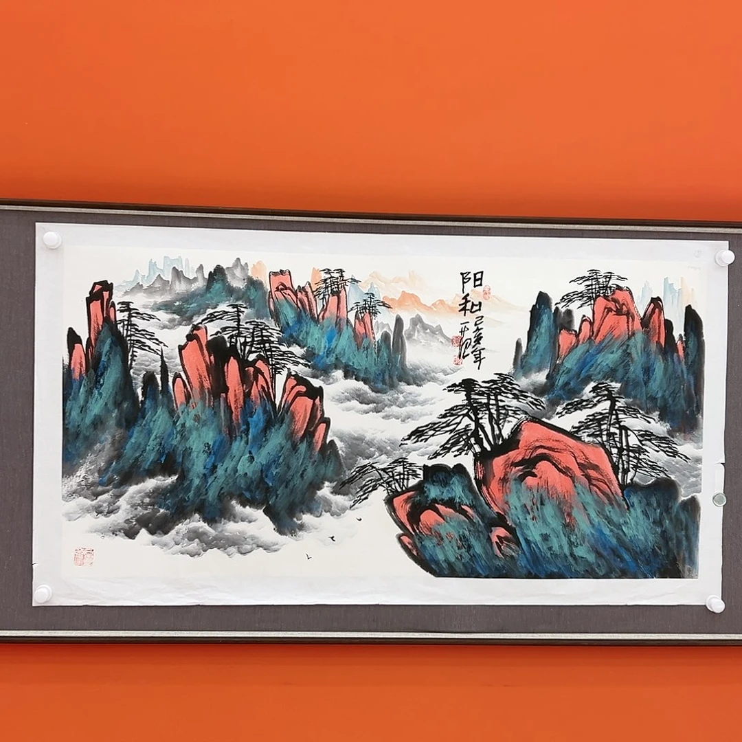 国画姜国华展览原作