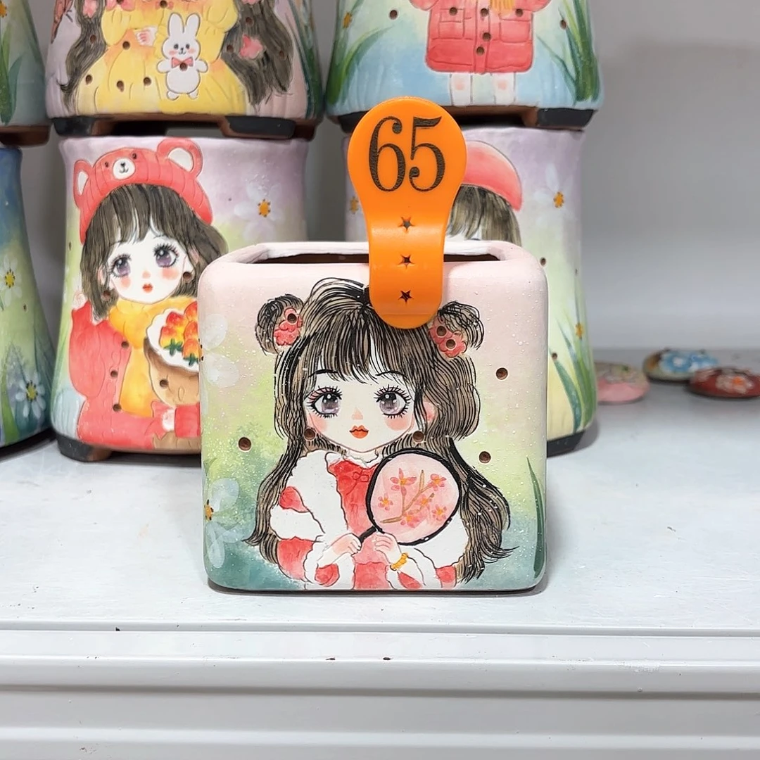 紫砂花盆手工花盆默认微瑕8/10