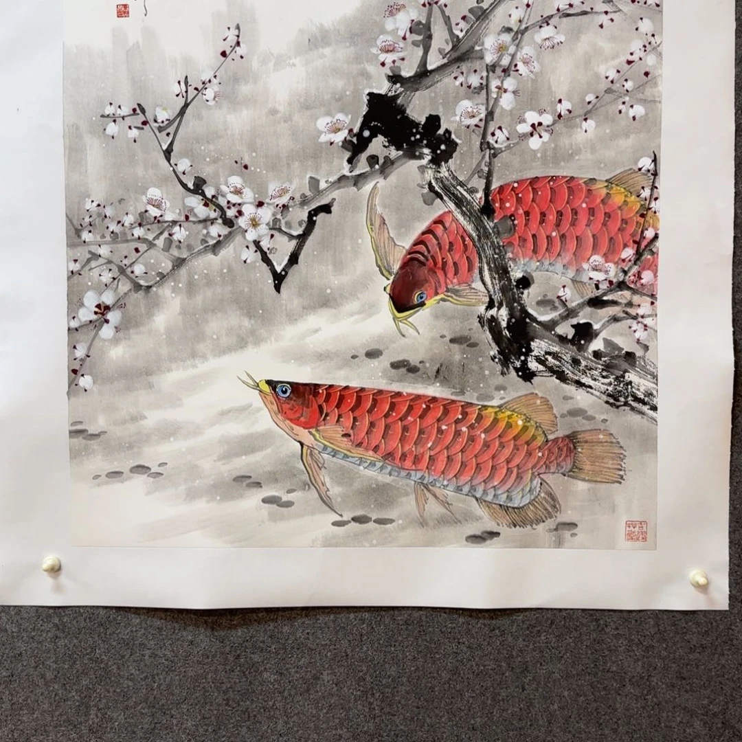国画五半山人老师手绘作品