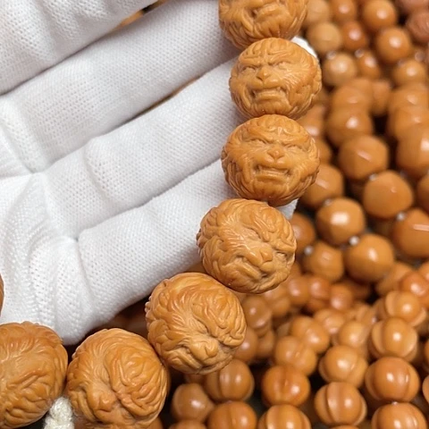 【闪购商品】猴头核桃手串小*吖斗战胜