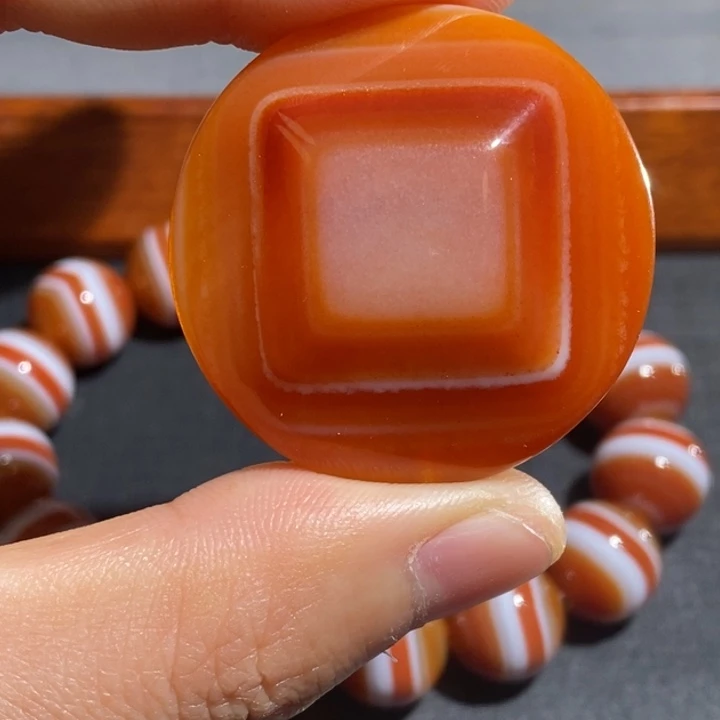 玛瑙/玉髓未镶嵌项链