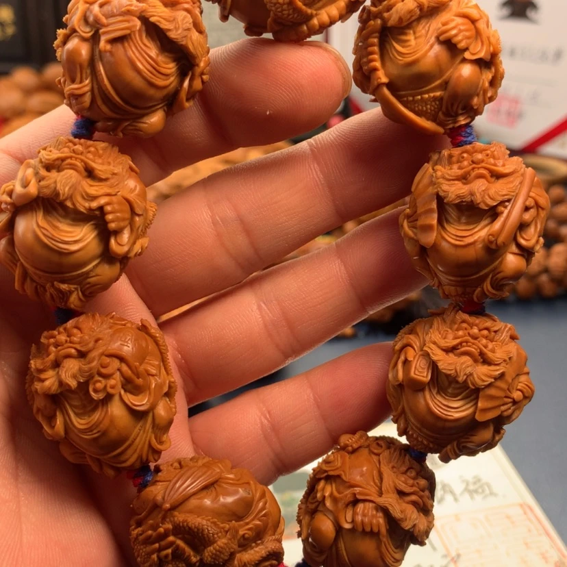 【闪购商品】橄榄核手串/手链上**风钟馗纳福