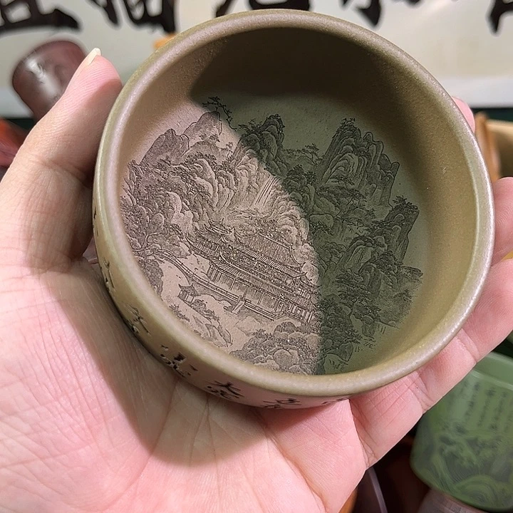 茶杯紫砂全手工紫砂主人杯