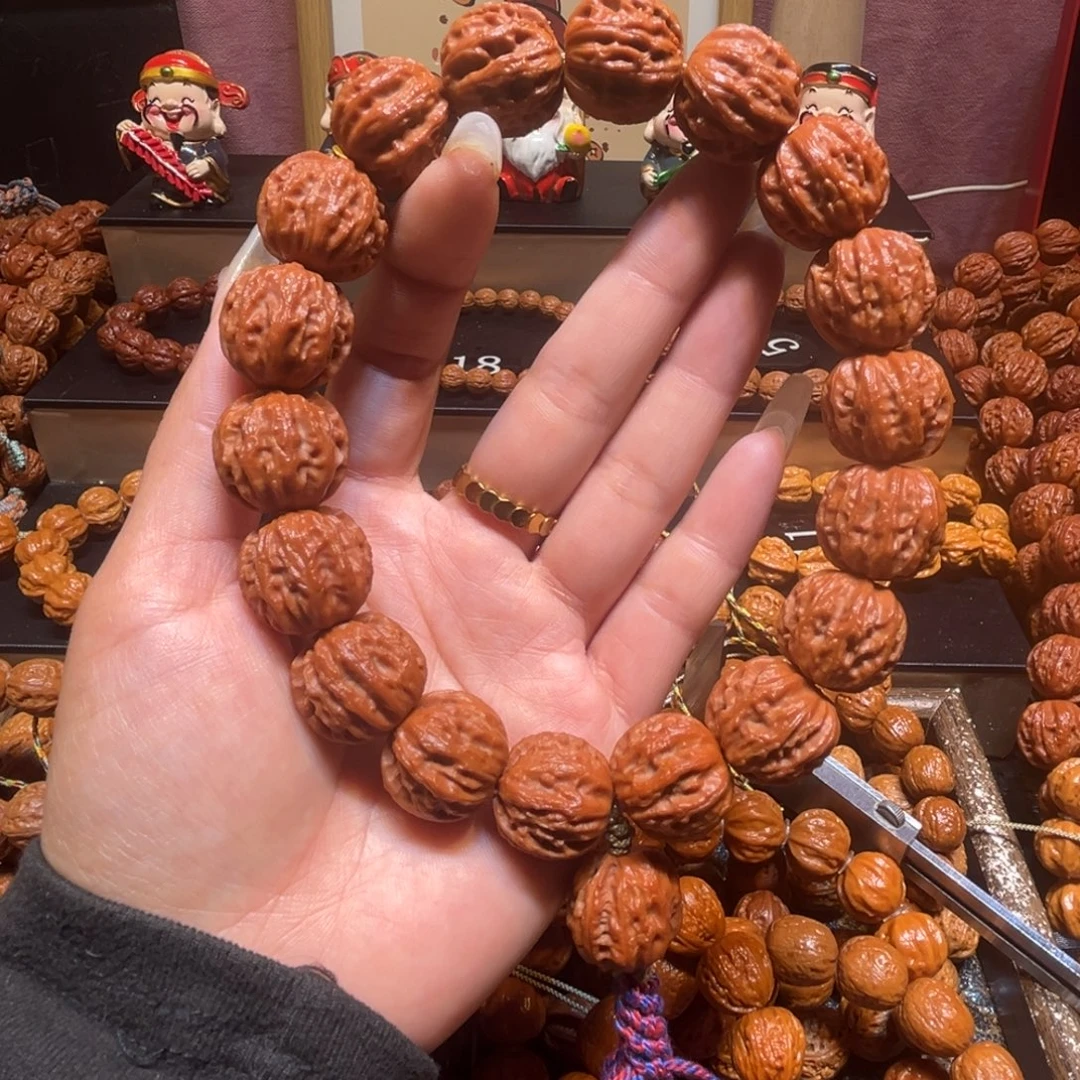 文玩核桃手串粗筋