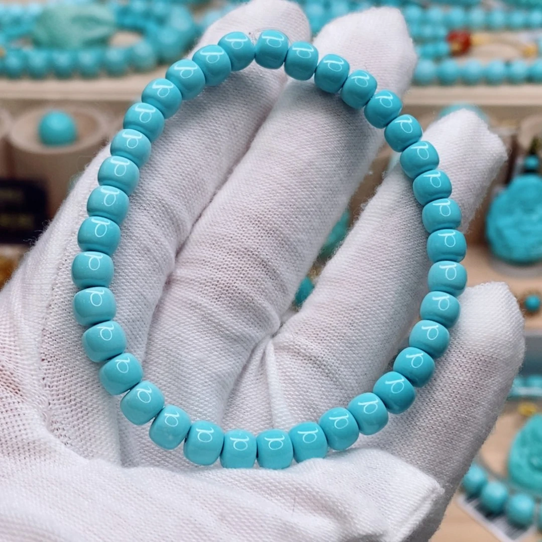 绿松石未镶嵌珠宝奇石6mm