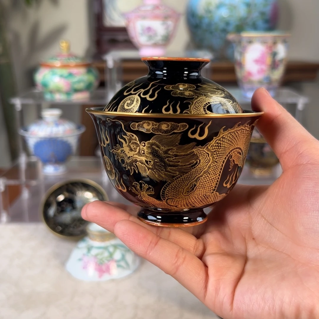 纯手工手绘 高端茶器