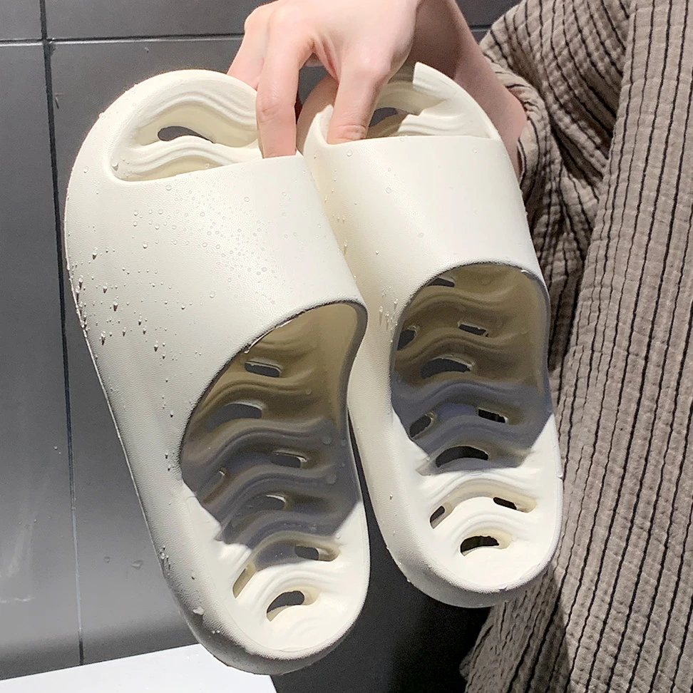 日系小众休闲居家风高级感男女士凉拖鞋一字防臭浴室洗澡夏季拖鞋