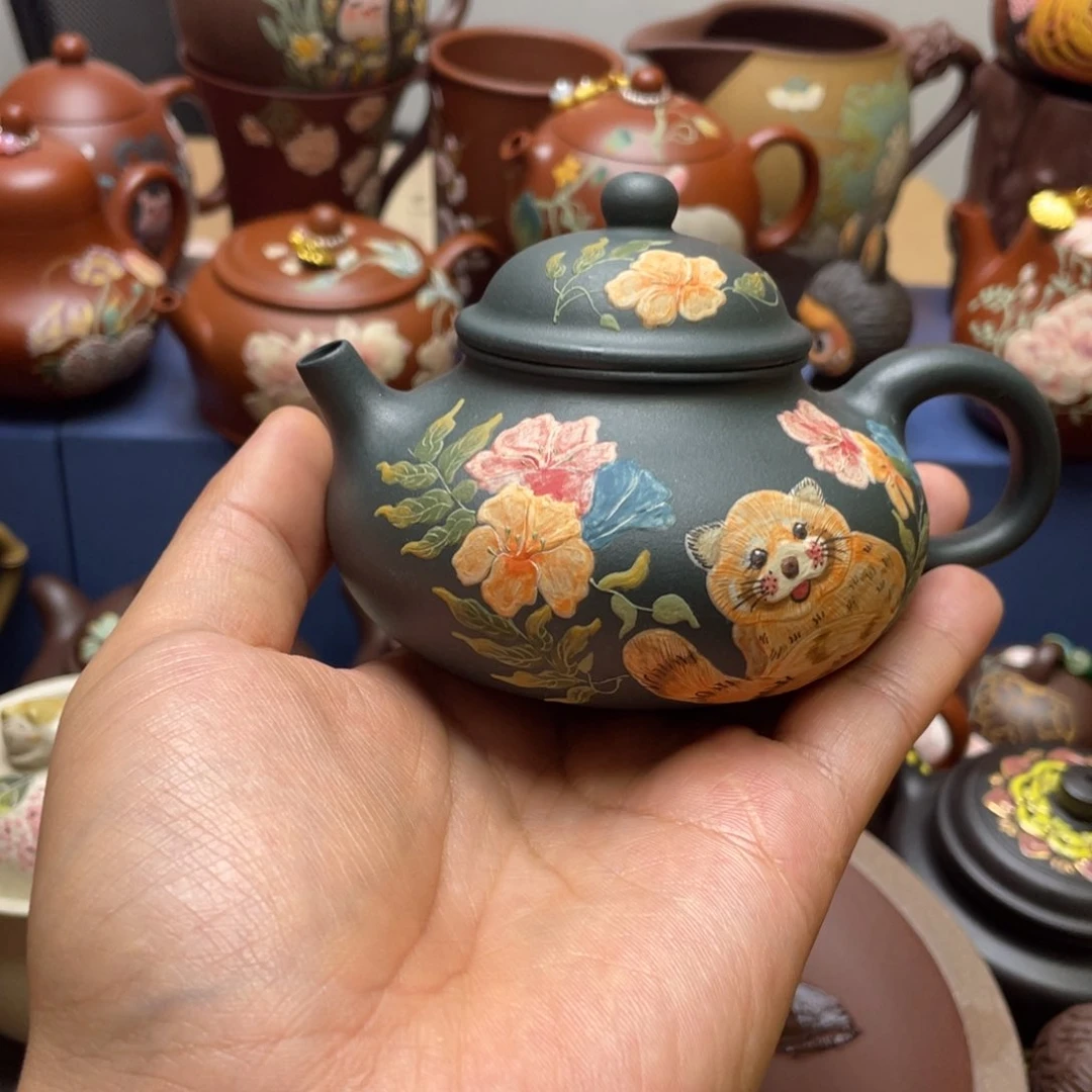 茶杯紫泥紫砂茶壶160cc