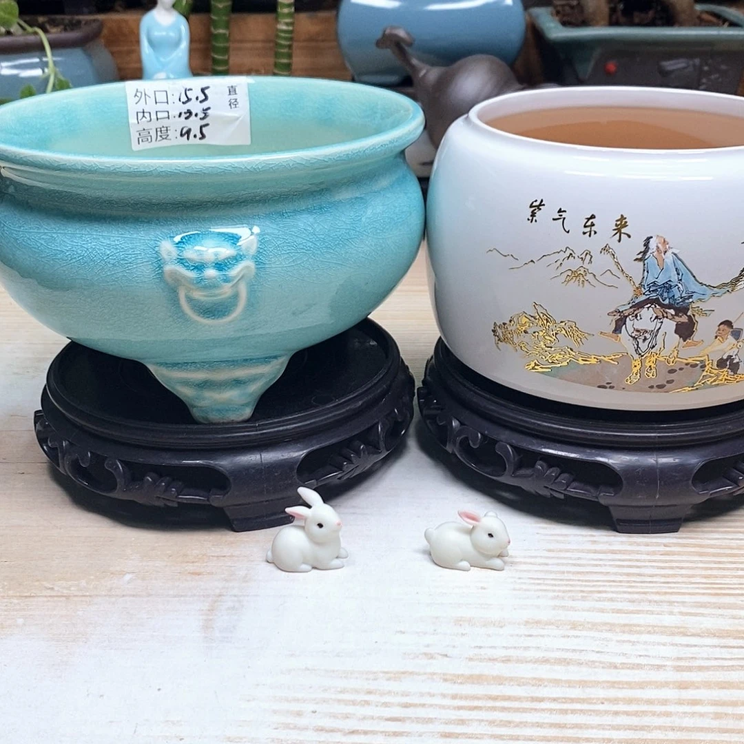 紫砂花盆陶瓷艺术