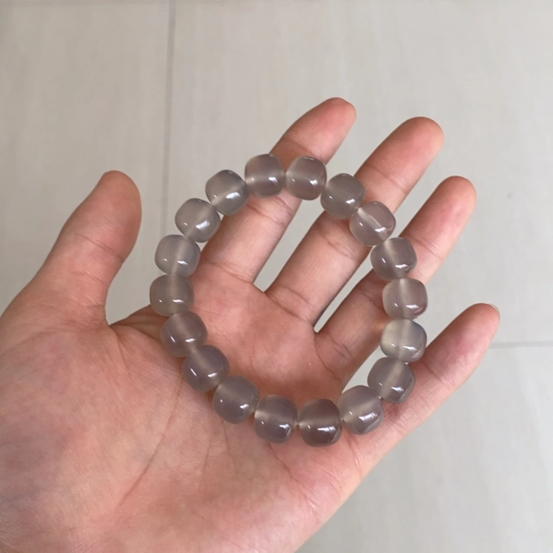 玛瑙/玉髓金钩手串未镶嵌落****情