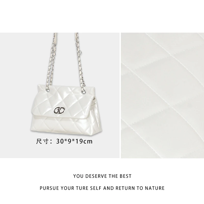 【尚恩CC】GQ-89003-珠光白-轻奢时尚百搭新款女包