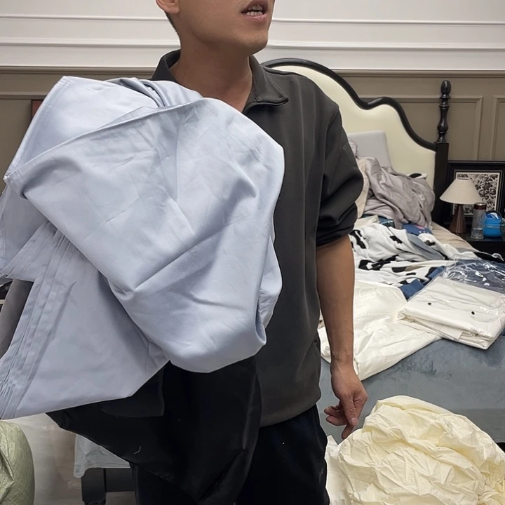 月***素棉全棉棉全棉019微瑕被套➕床单枕头套