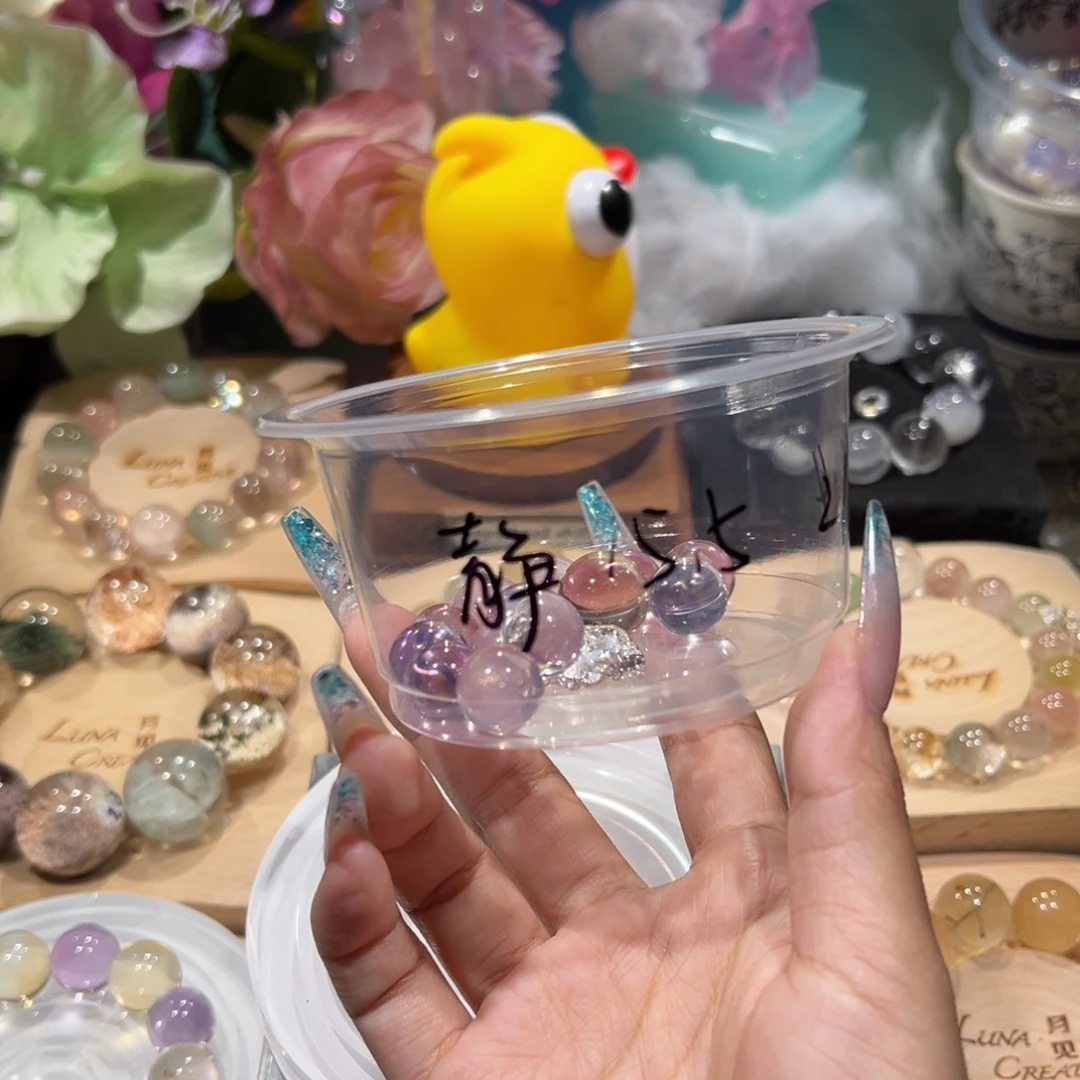 烟晶手链银S925镶嵌静****╰