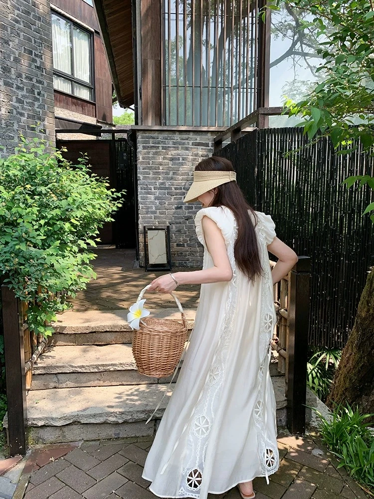 【夏逸长裙】法式设计感显瘦长裙夏季可爱风连衣裙