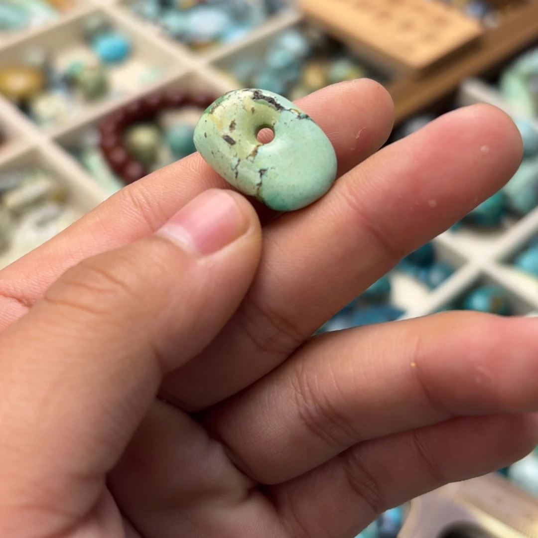 炸***珀南红玛瑙未镶嵌绿松石