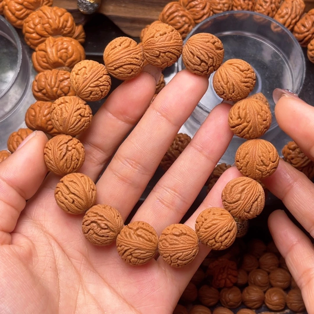 手串桃核绣球手串1.5