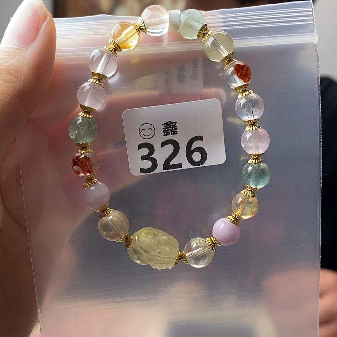 水晶手链未镶嵌多样性发一8
