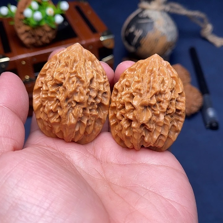 把件文玩核桃38金钱鼠1019-1