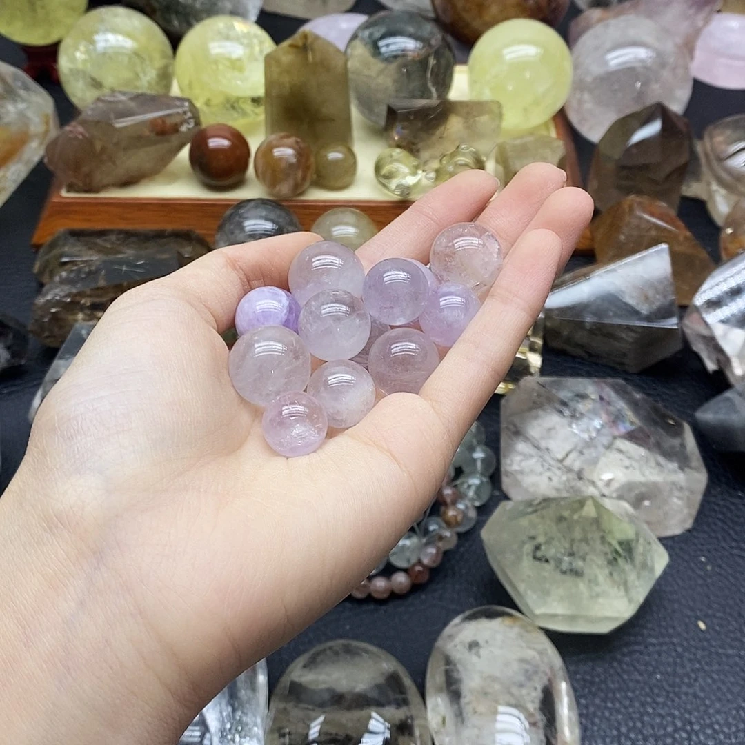 水晶珠宝半成品未镶嵌40水晶石