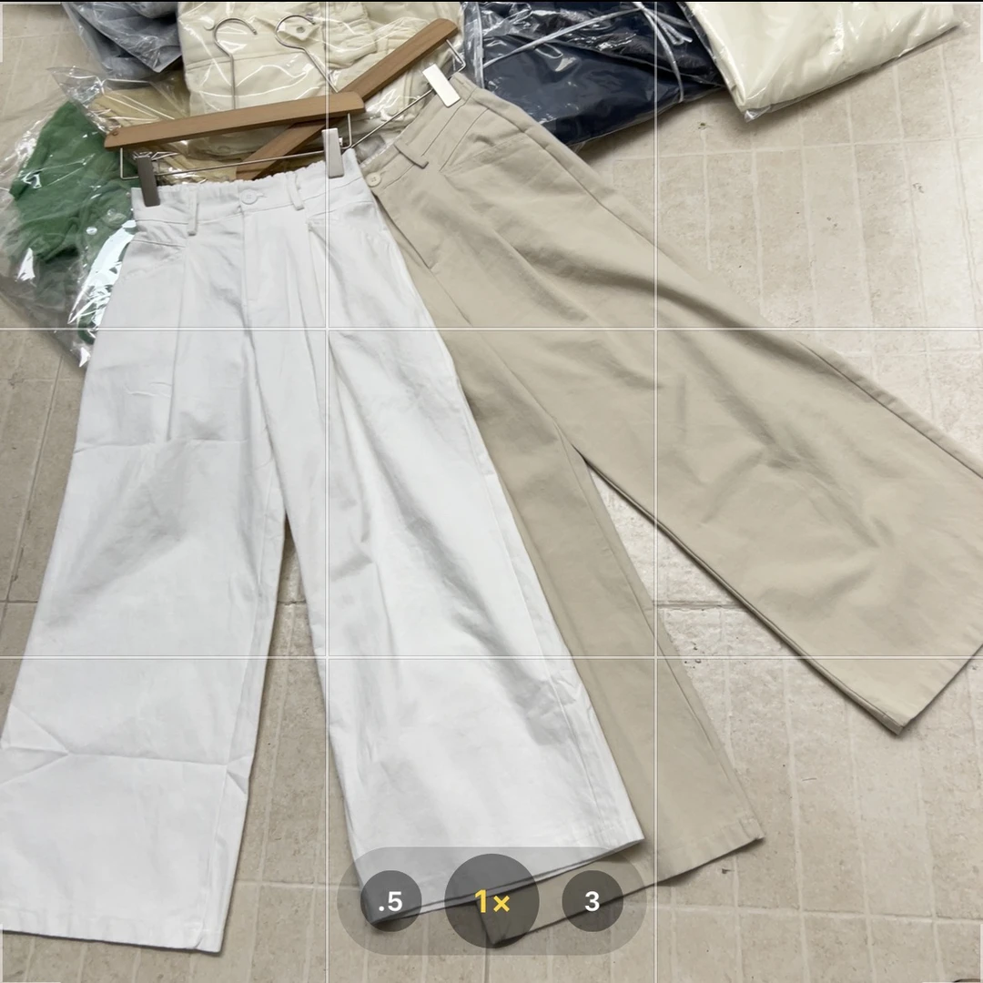 程程推荐【幸运日】2025年春款中高腰百搭时尚休闲裤