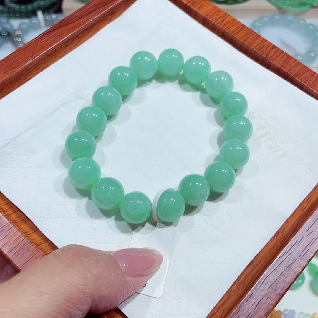 未镶嵌手链翡翠天然缅甸翡翠A货卡12