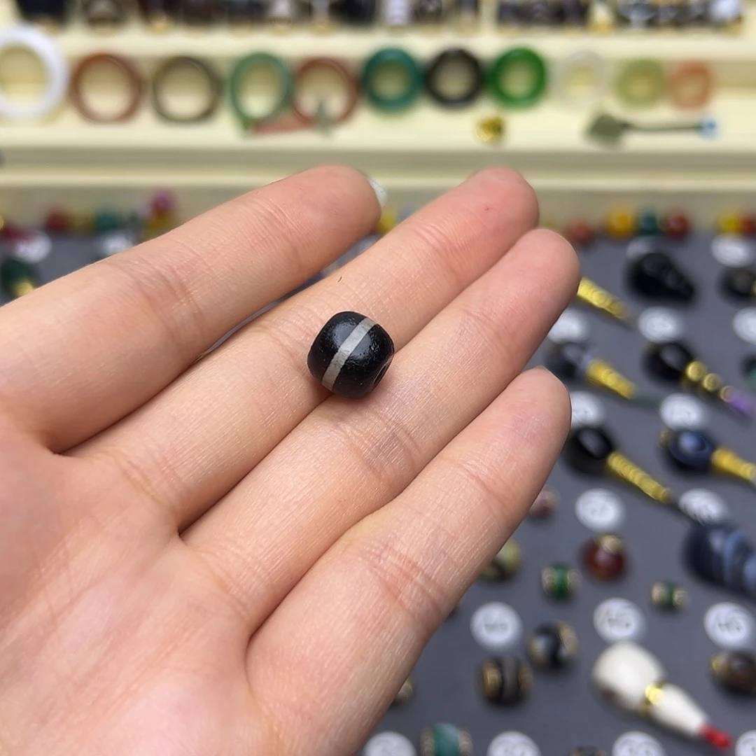 玛瑙/玉髓单珠卡10未镶嵌