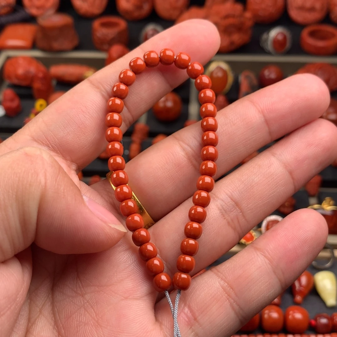 南红玛瑙老型手串5未镶嵌j**o