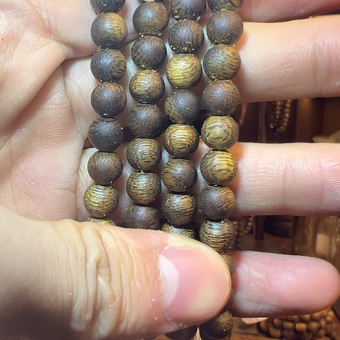 沉香沉香碎屑卡6圆珠多圈15克➕