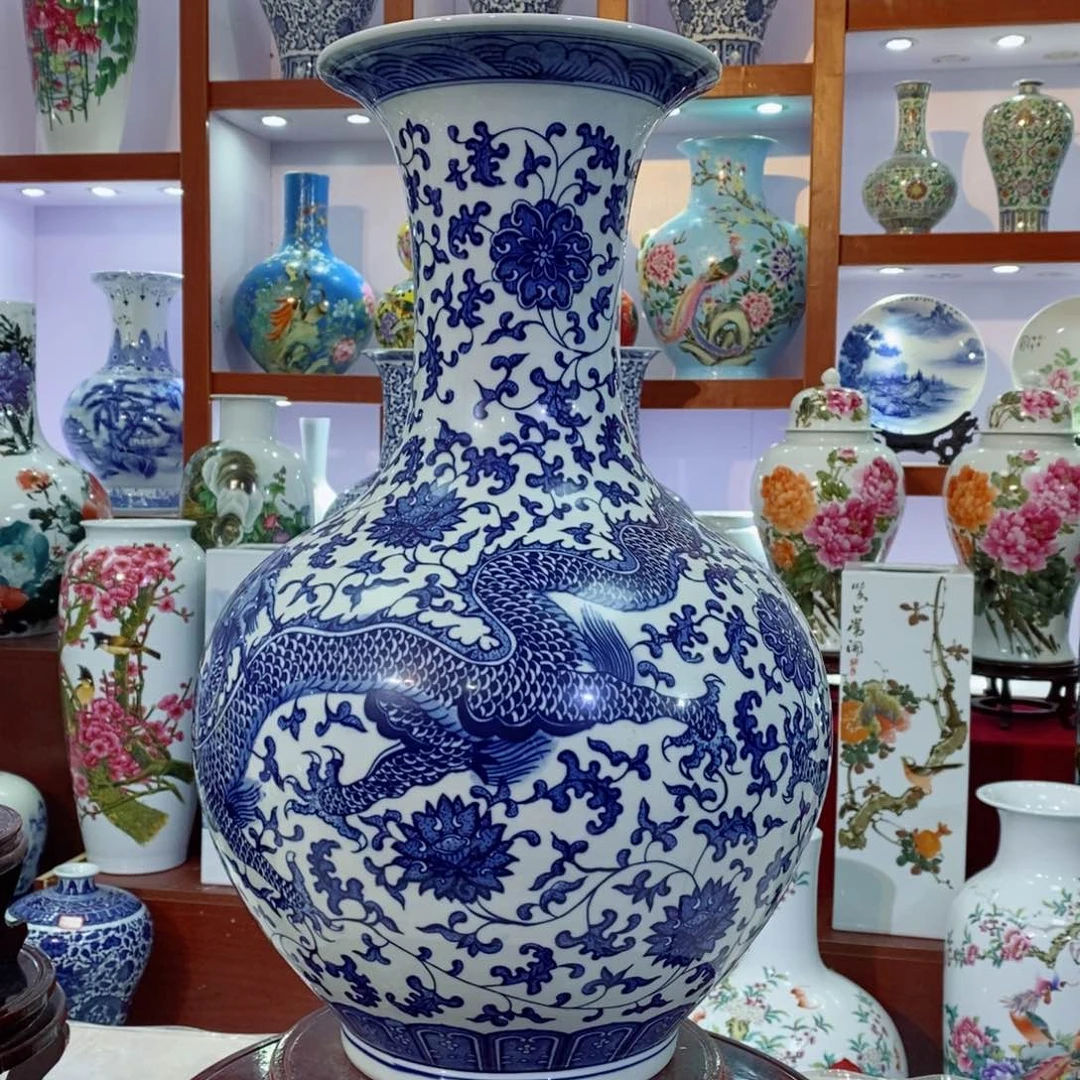 瓶景德镇陶瓷手绘
