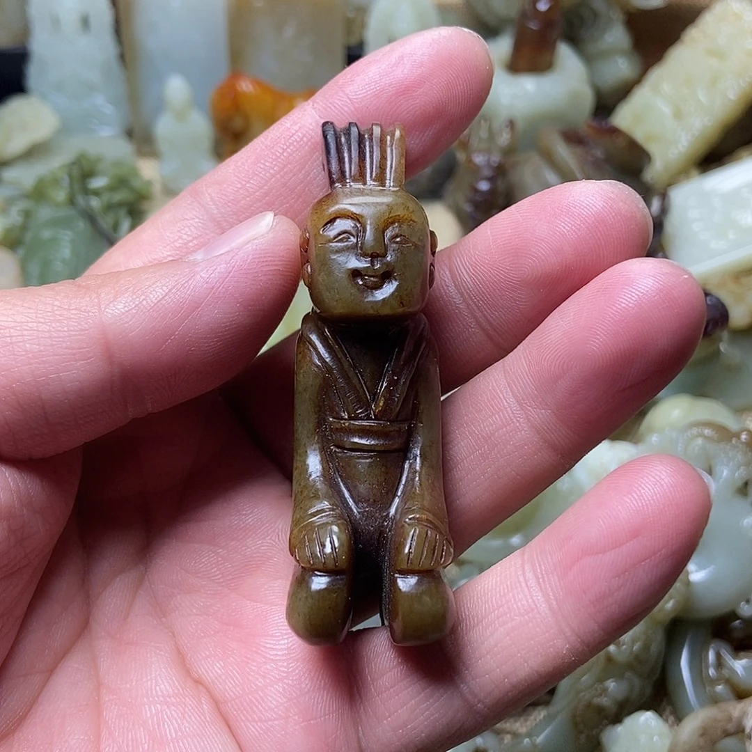 和田玉挂件未镶嵌